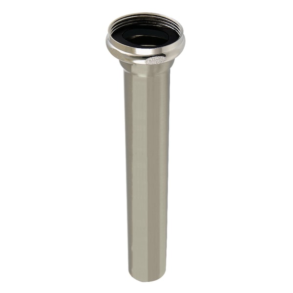 112 to 114 StepDown Tailpiece, 8 Length, Brushed Nickel